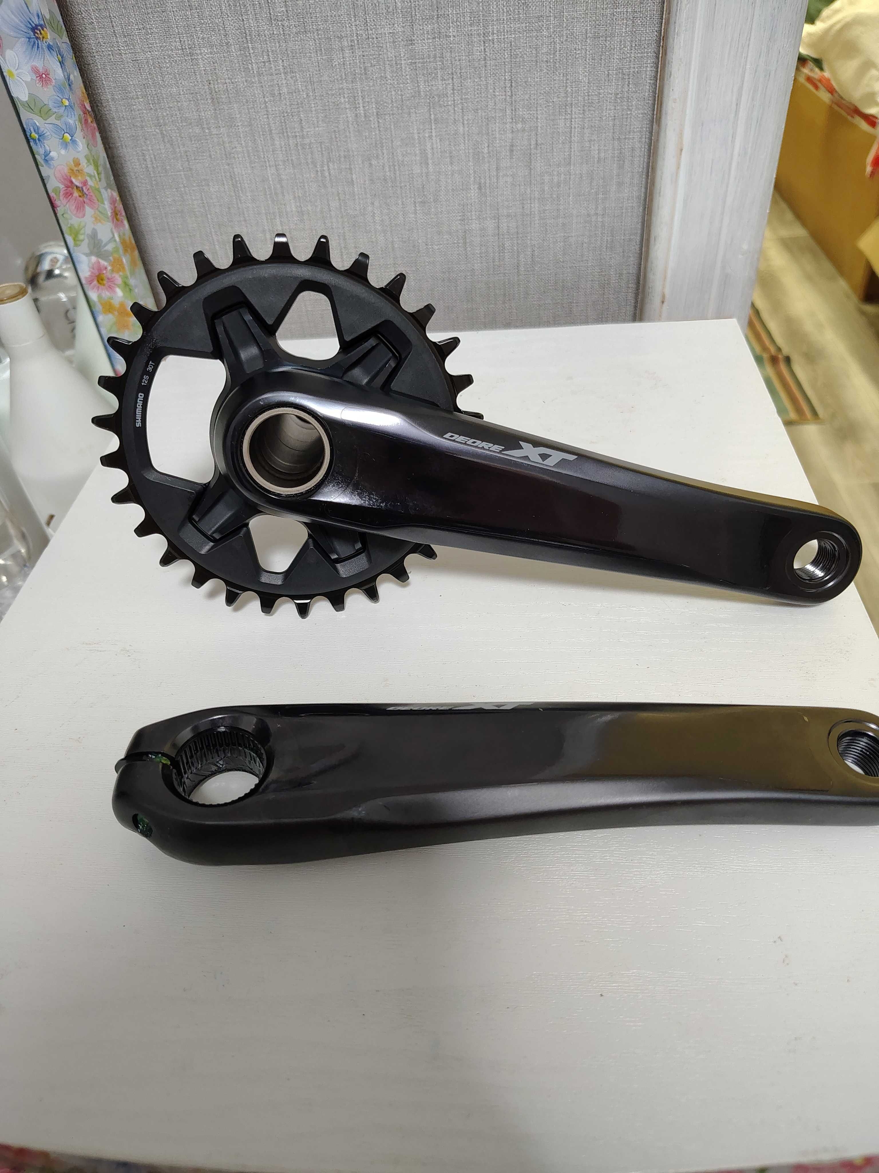 Нові шатуни Shimano Deore XT M8100 30T або 32Т