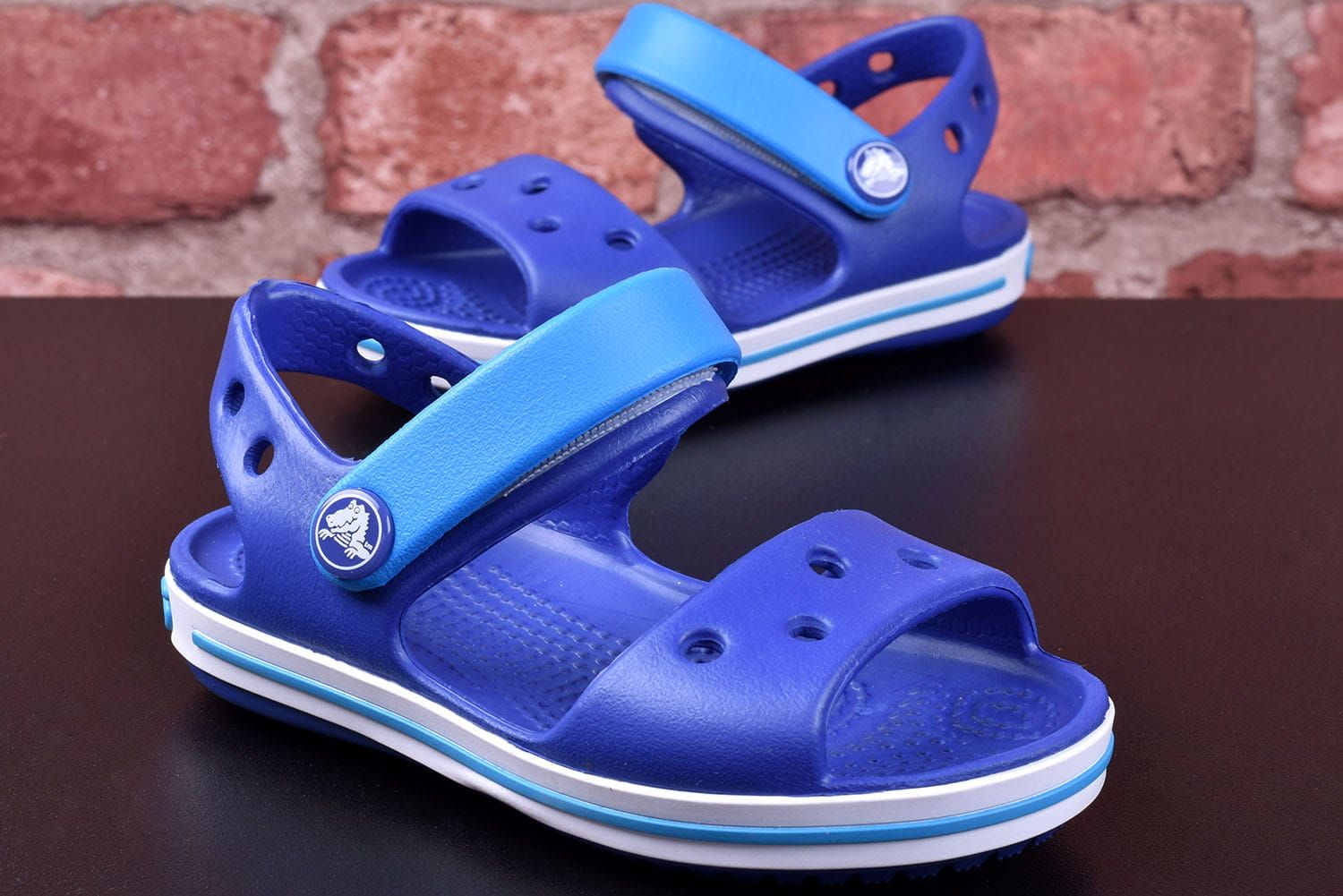 Sandały dziecięce CROCS lekkie niebieskie 12856-4BX- 23-24 WYSYŁKA 24H