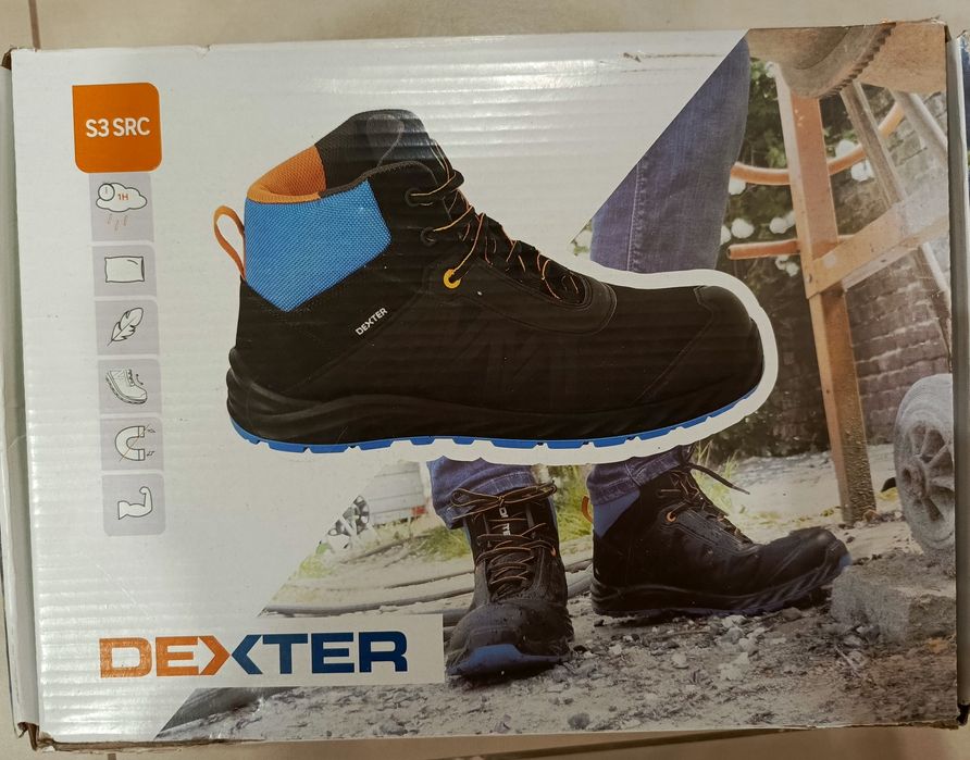 Trzewiki buty robocze S3SRC Dexter , rozmiar 44, ochronne.