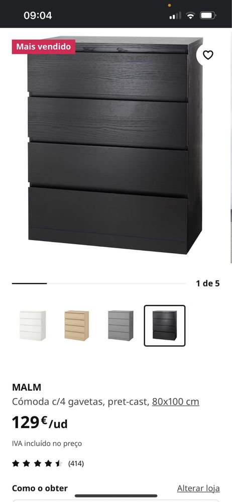 Comoda Ikea 4 gavetas