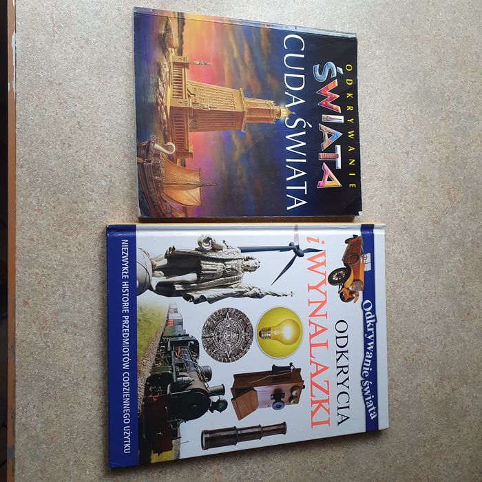 Książki dla dzieci nauka o świecie Cuda swiata wynalazki