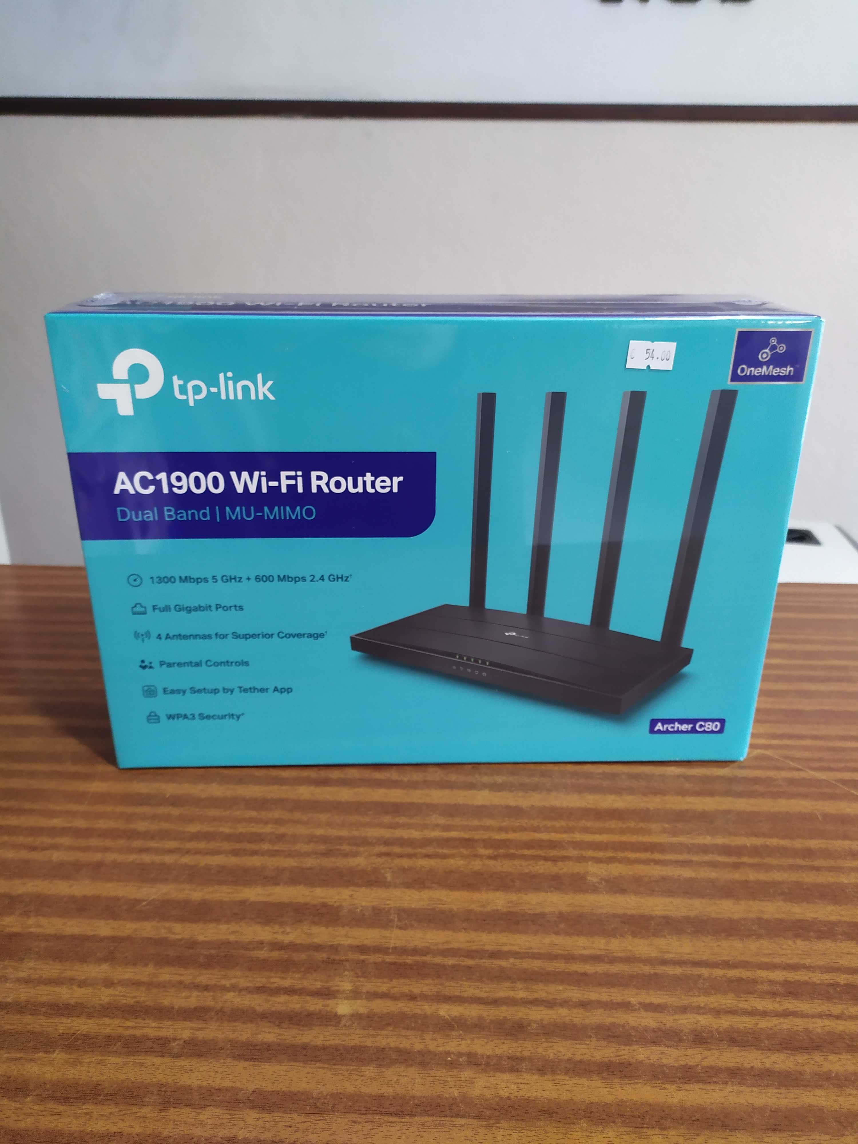 Router Wireless Dual Band TP-Link AC1900 Archer C80