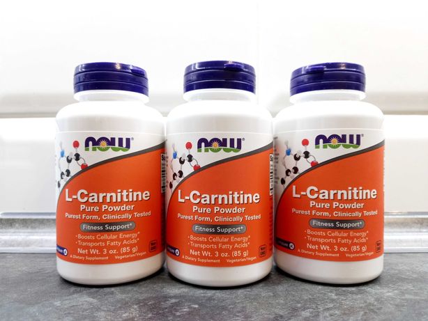 Now Foods, L-Carnitine Carnipure (85г), L-карнитин жиросжигатель