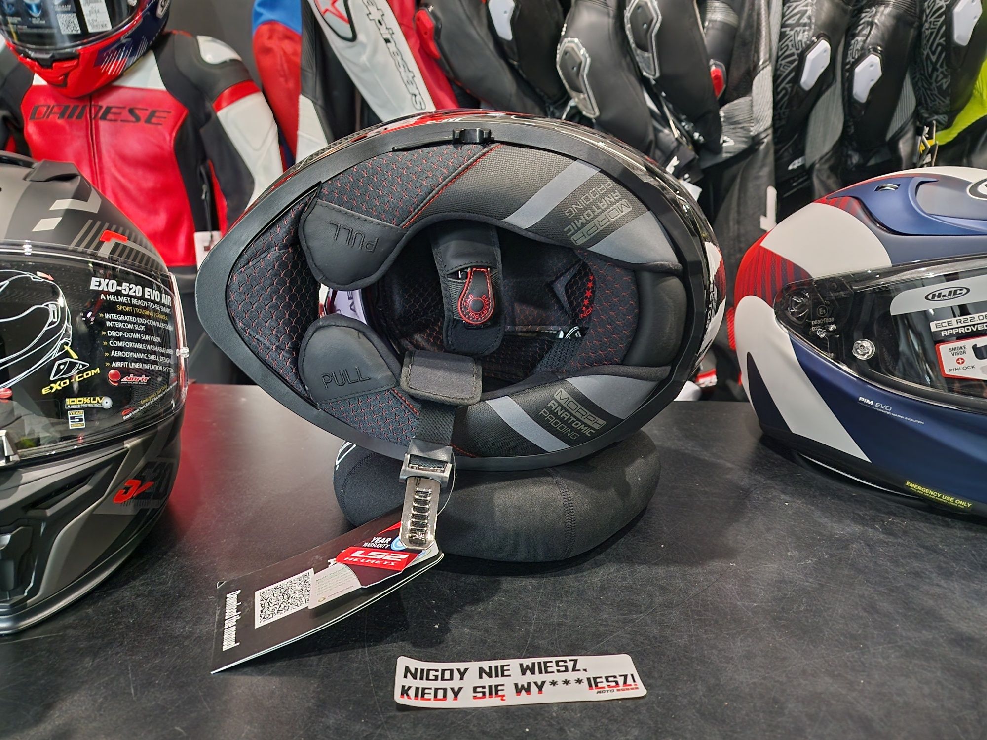 LS2 FF811 Vector 2 Alizer Black Red Helmet – Riderz Planet MotoSzafa