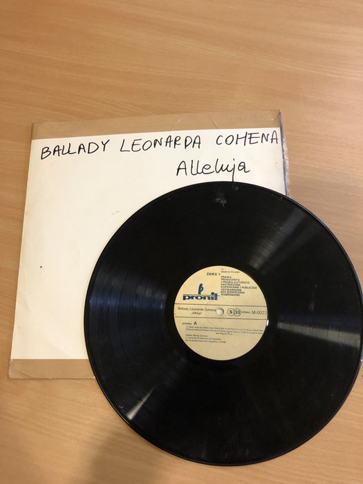 Płyta winylowa Ballady Leonarda Cohena Alleluja