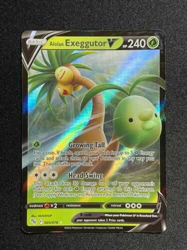 Carta Pokémon GO Alolan Exeggutor V 5/78