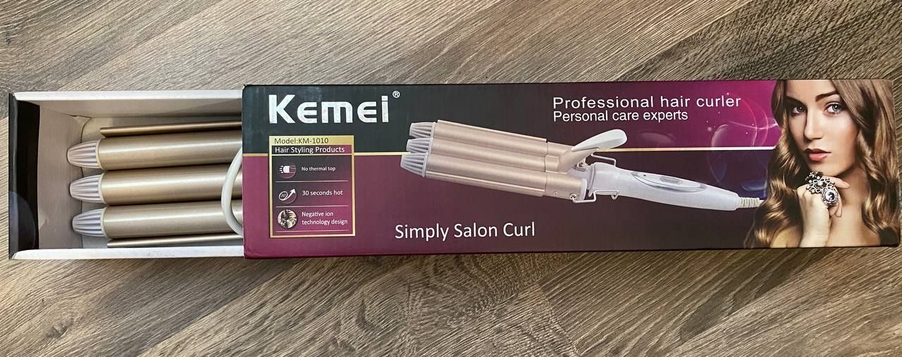 Керамічна плойка Kemei Professional Hair Curler