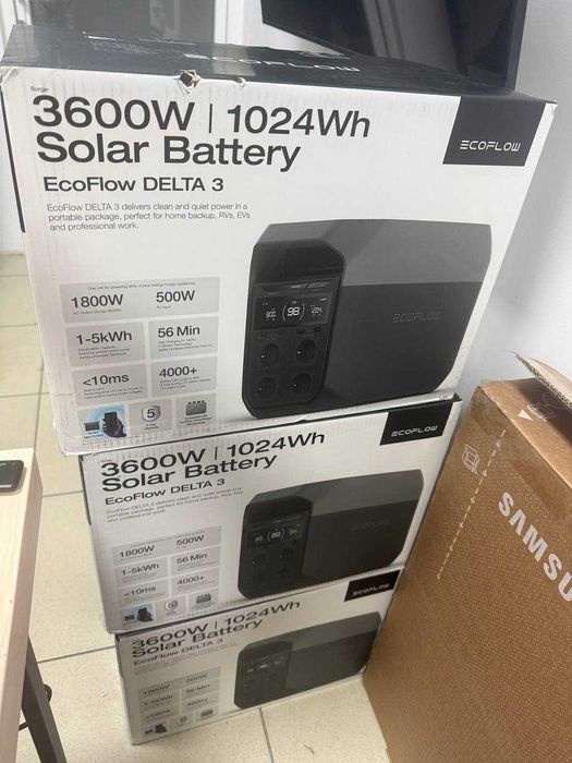 Зарядна станція EcoFlow DELTA 3 / 1024 Вт·год / 1800 Вт / LiFePO4 (EU)