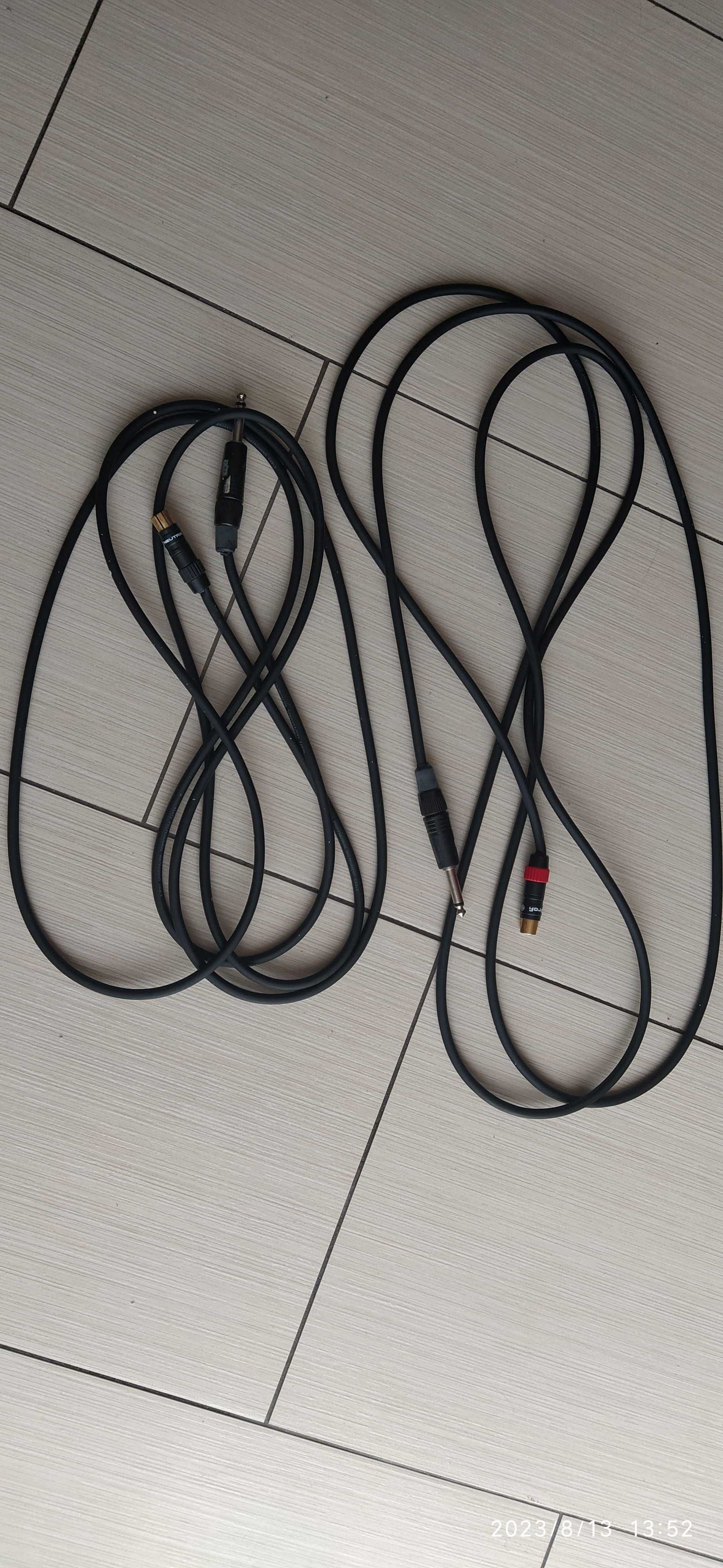 Klotz Professional Instrument Cable RCA/Jack mono 6,5mm (1 par = 6m)