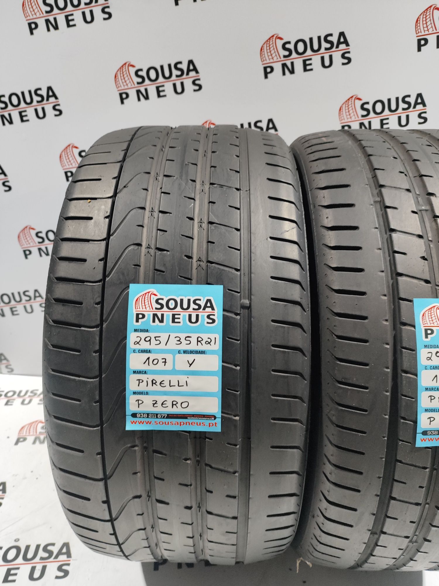 2 pneus semi novos 295-35R21  107y Pirelli - Oferta dos Portes