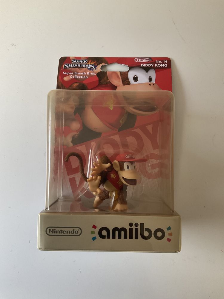 Amiibo Diddy Kong Nintendo Super Smash Bros Novo e Selado