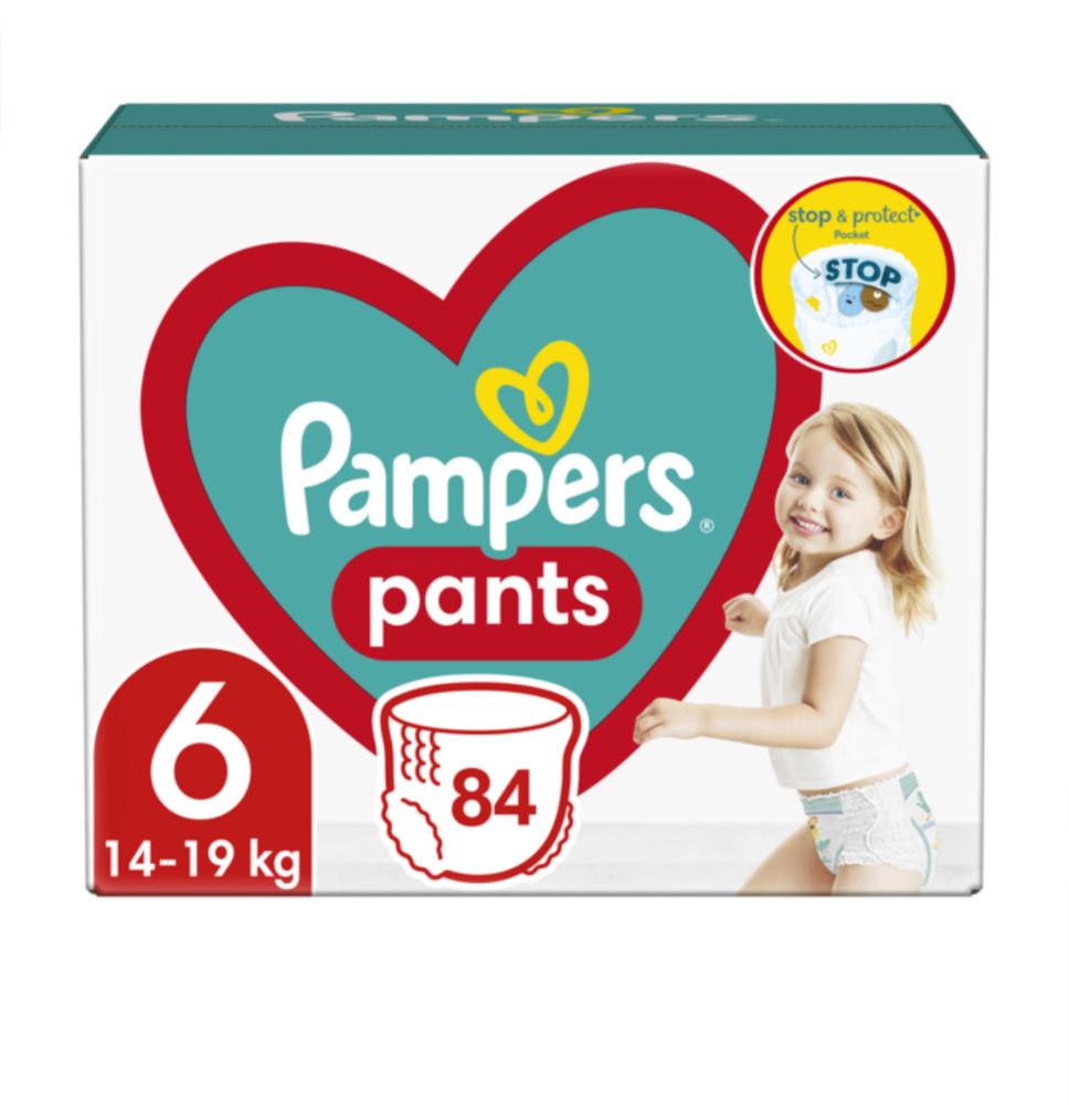 Pampers pants 6 84 штуки