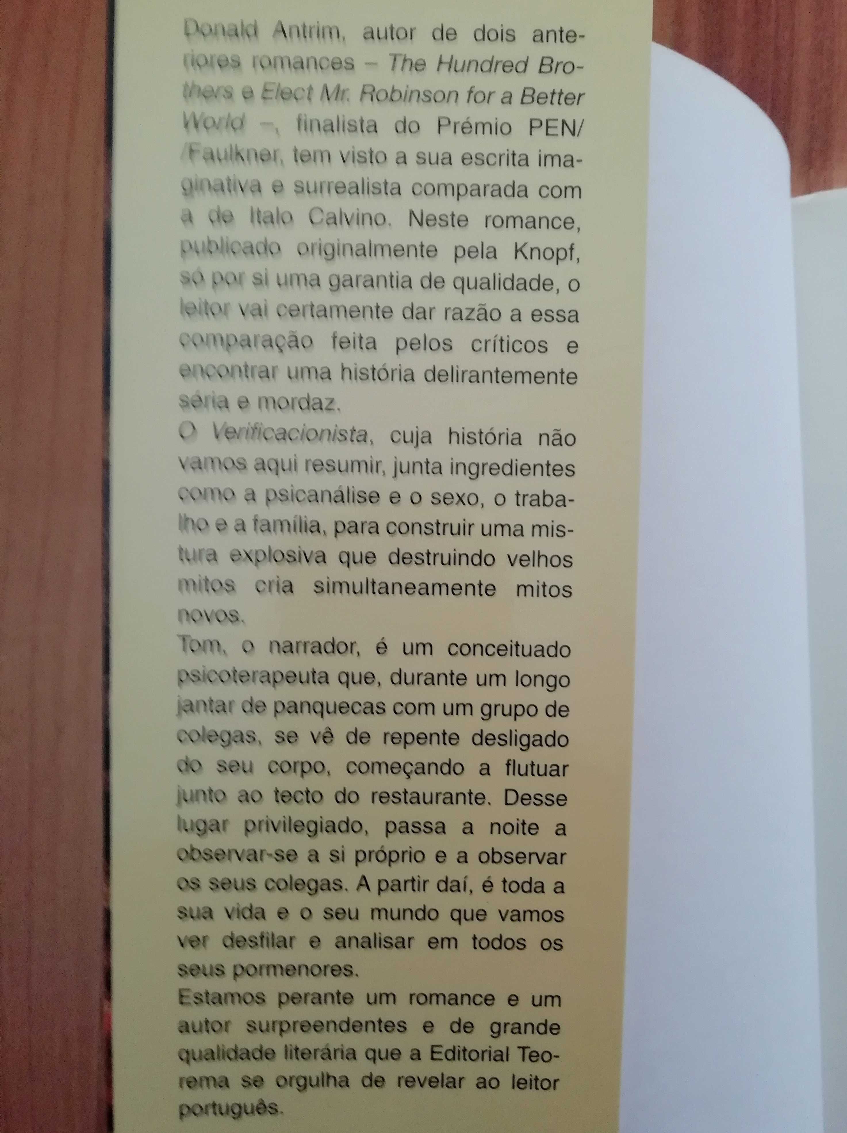 O Verificacionista - Donald Antrim