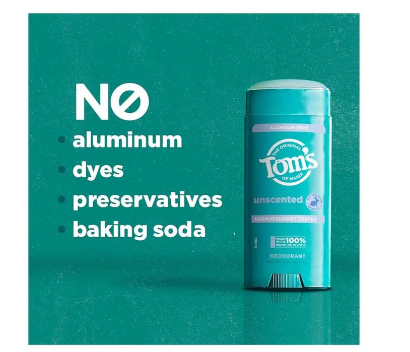 Натуральний дезодорант Tom's of Maine без запаху та алюмінію