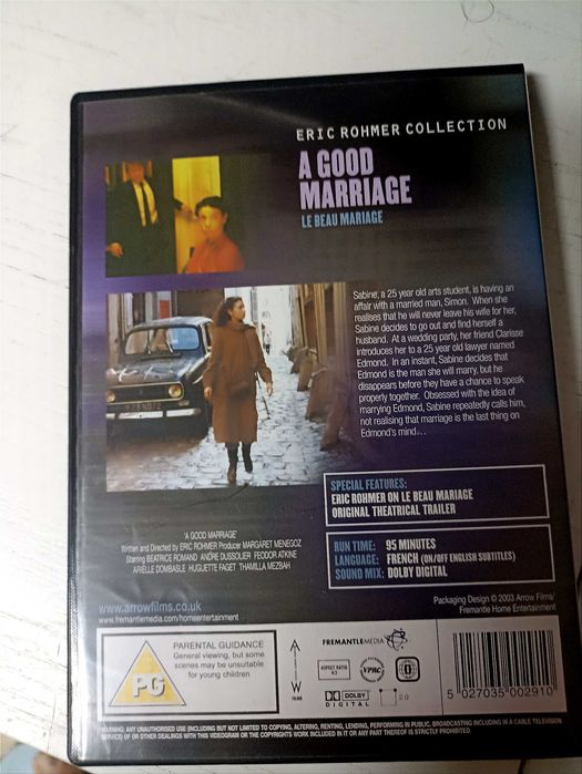 Cinema Autor de Culto Eric Rohmer DVD Arrow Video