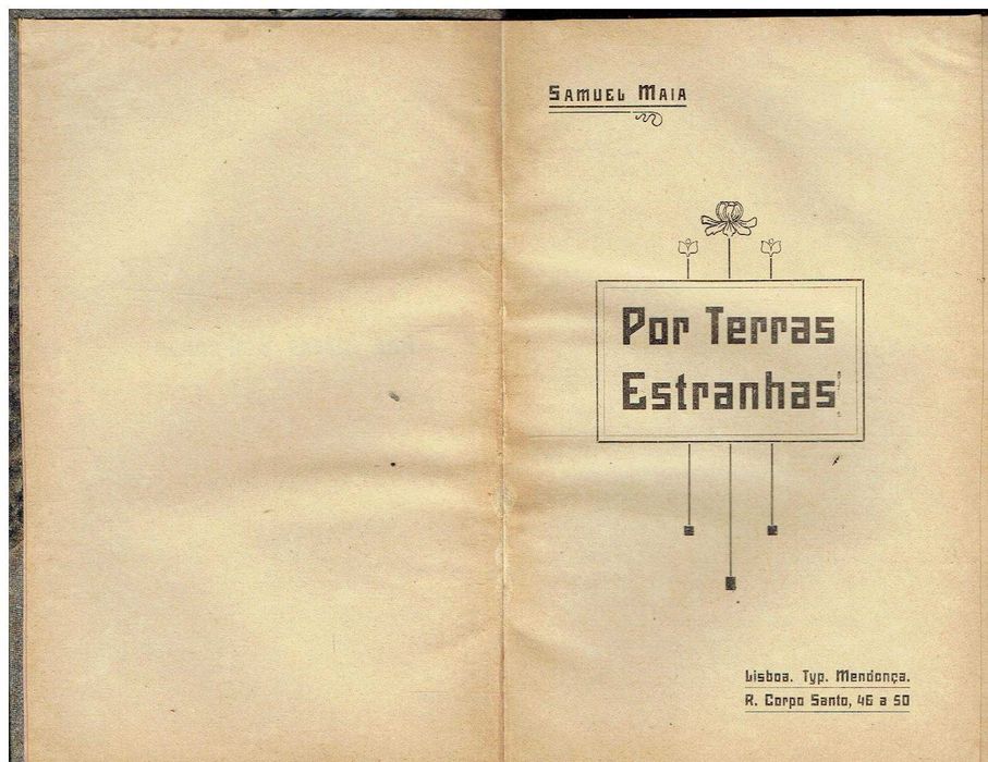 13954
	
Por terras estranhas  
de Samuel Maia.