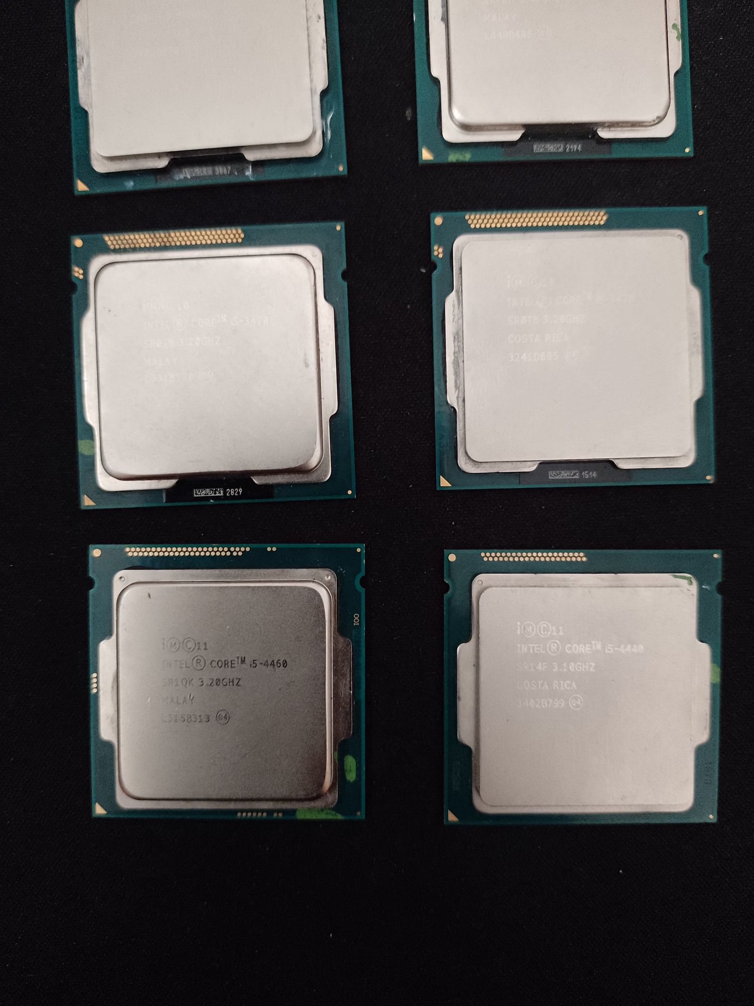 8 procesory 3-4 generacja Intel i3,i5 (nie testowane)