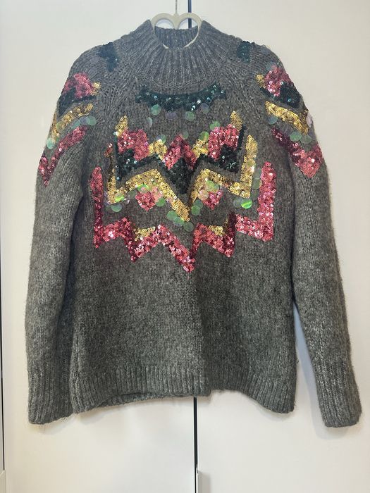 Стильний святковий светр f&f