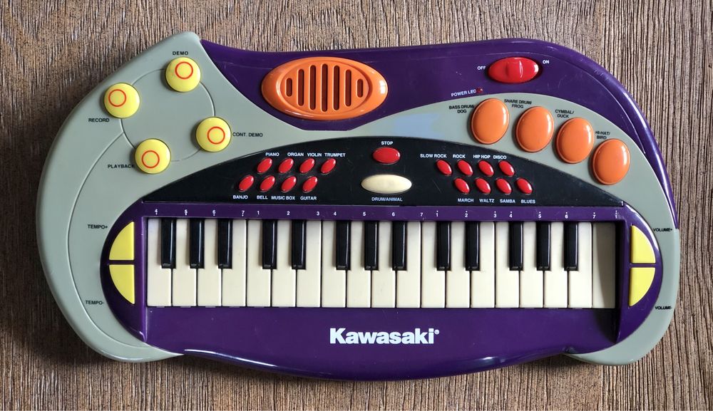 Mini organy dla dzieci KAWASAKI 2002 organki DSI Toys oficjalne piano