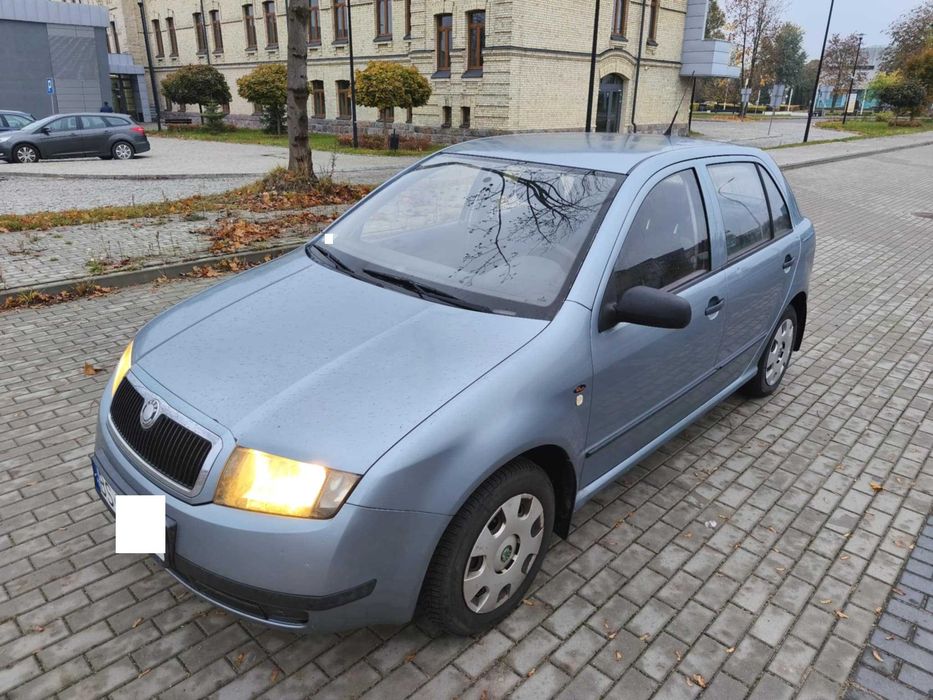 SKODA FABIA / 1.2 benzyna / przebieg: 214.ooo km / SUWAŁKI