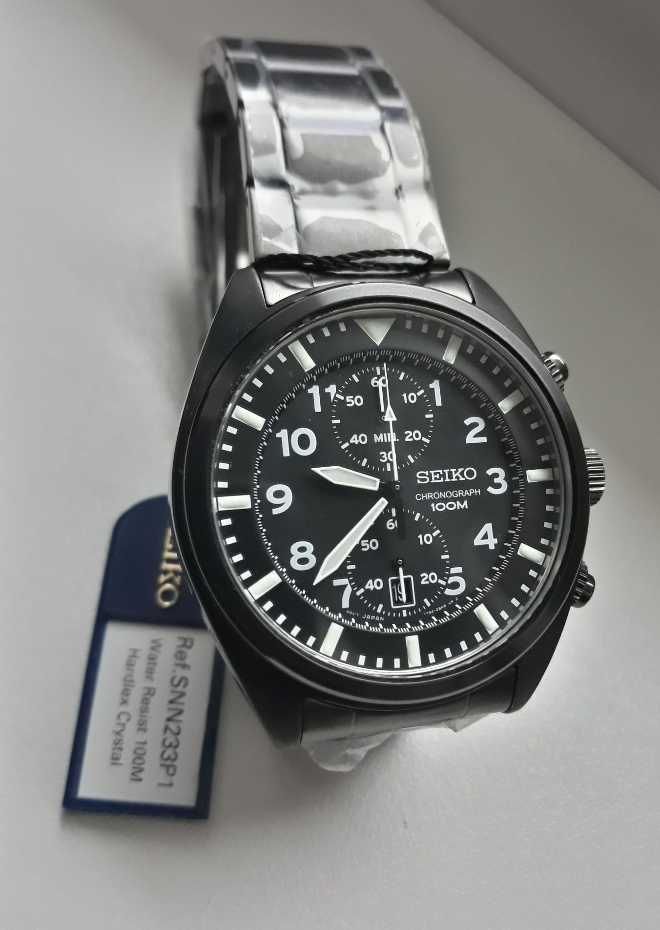 Zegarek SEIKO SNN233P1 Chronograph, military