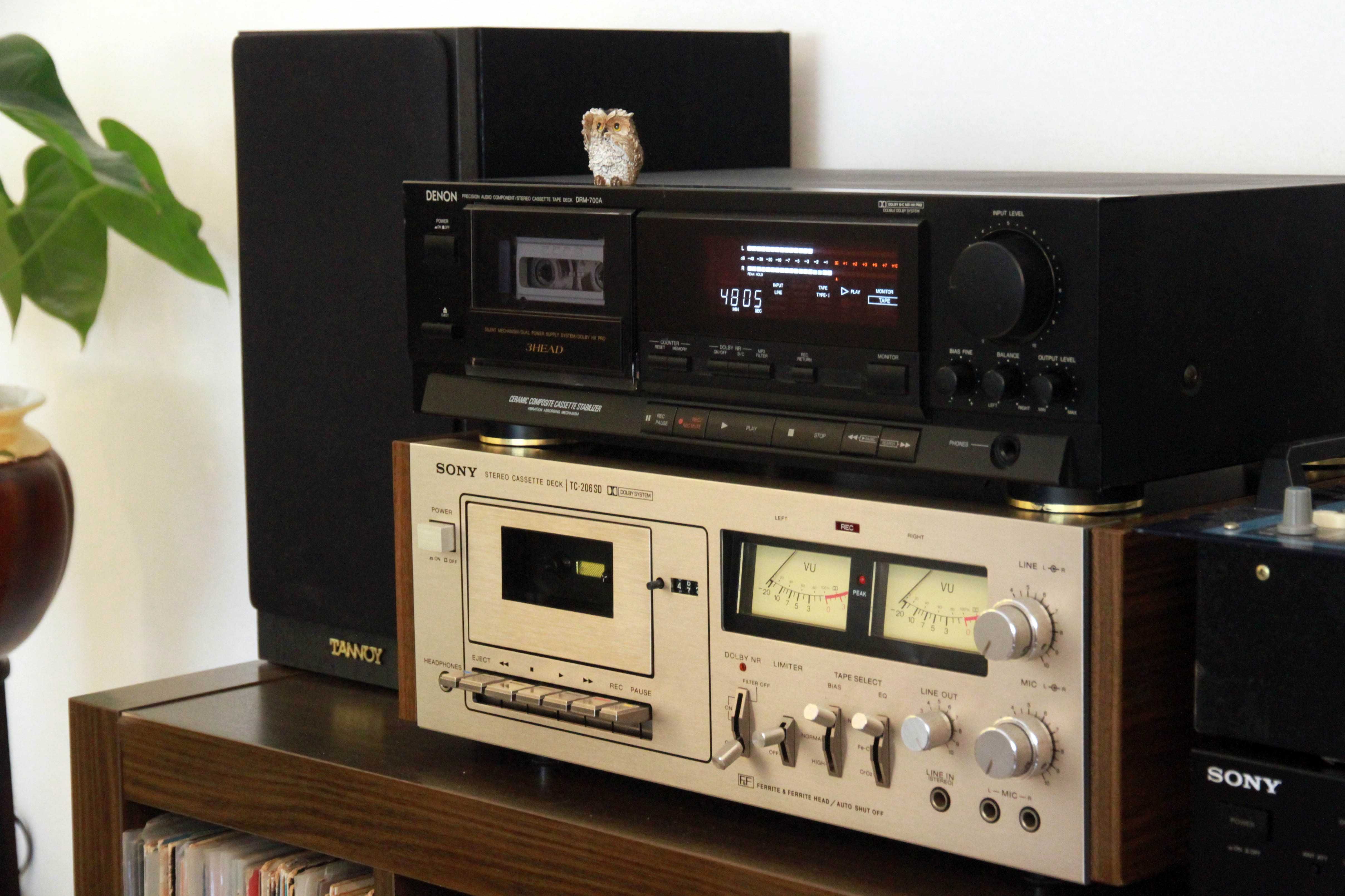 Denon DRM- 700A Tape Deck Cassetes 3 cabeças