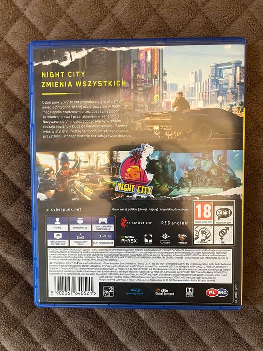Cyberpunk 2077 PS4/PS5 polska wersja + akcesoria