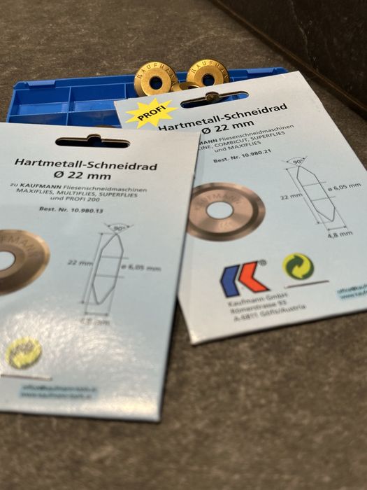 Ріжучий диск KАUFMANN, Gold, Silver, різець, ролик.