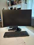 Zestaw komputerowy. HP ProDesk 600 G4 mini + Monitor zakrzywiony 24”