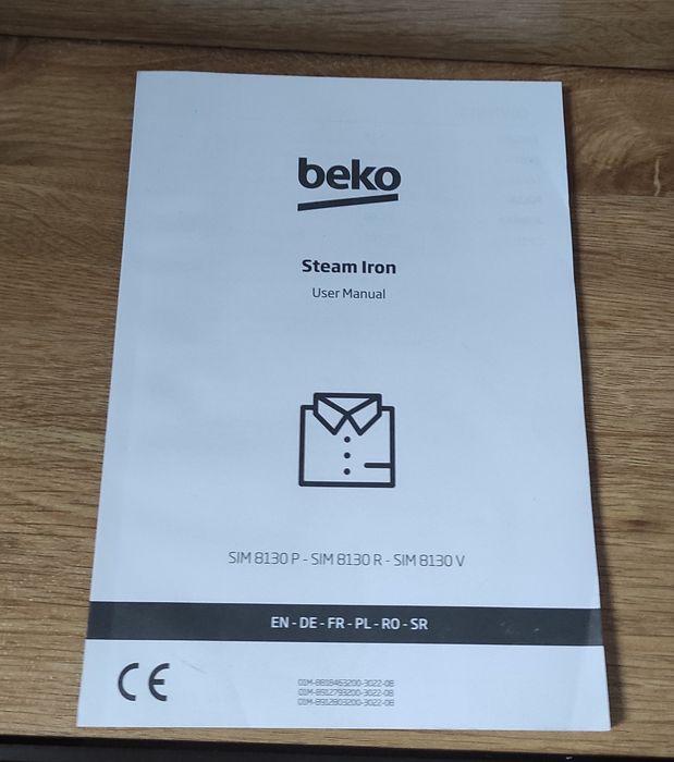 Żelazko parowe Beko SIM 8130 P o mocy 3000W i wydajności do 270 g/min