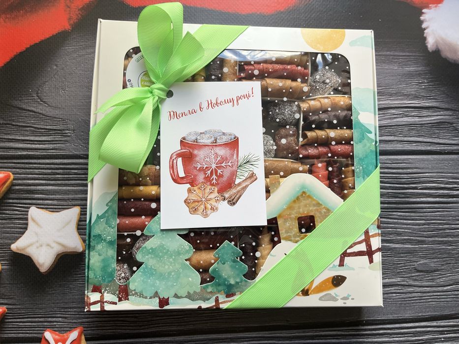 Подарункові набори пастили до свята Миколая та нового року