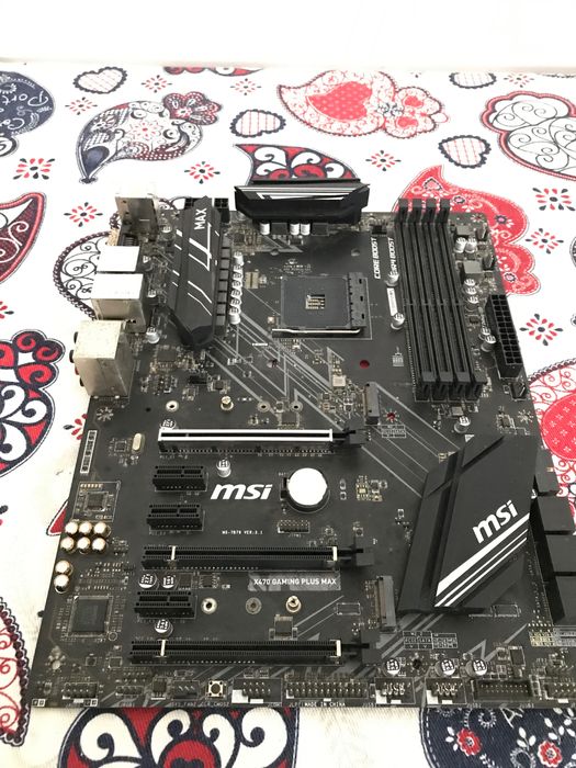 Motherboard MSI X470 Gaming Plus Max (Socket AM4 - AMD X470 - ATX)