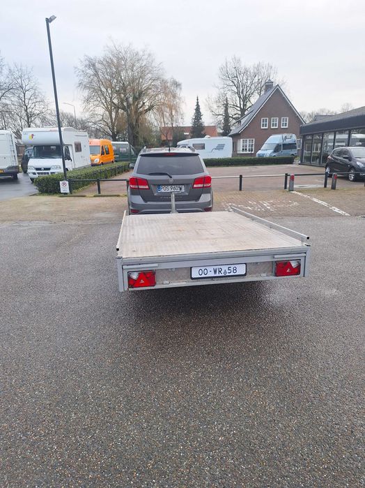 Przyczepa platforma z najazdami dmc 1400kg