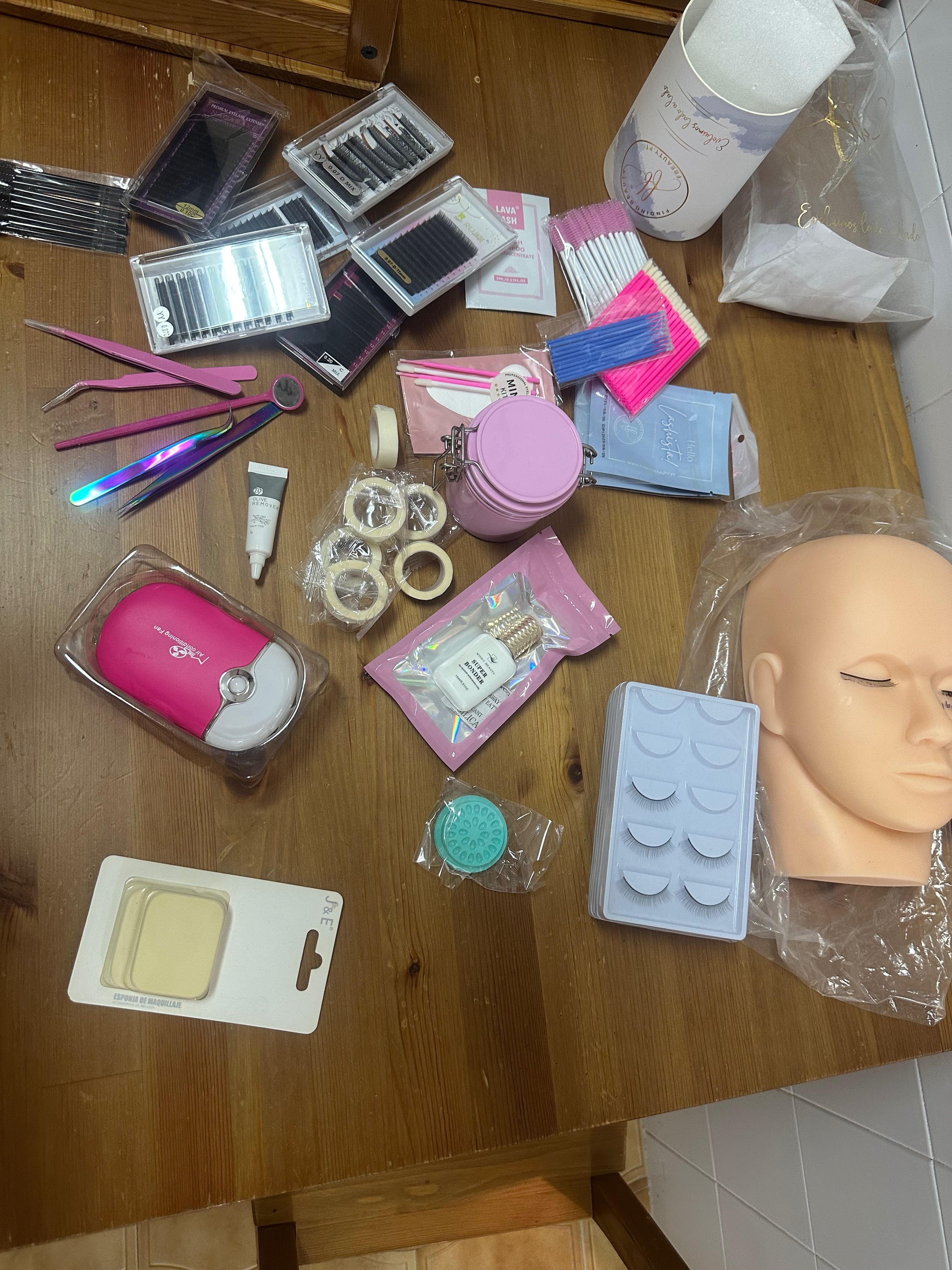 Material pestanas