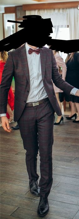 Garnitur Borgio bordowy