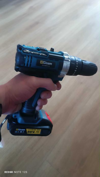 Wkrętarka akumulatorowa Gisam 25+3 | 2 biegi | 2x bateria 18V | zestaw