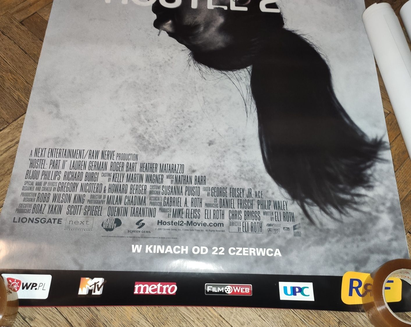 Hostel 2 plakat filmowy oryginalny Eli Rotha Tarantino