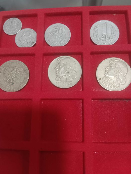 Moedas antigas da Polónia