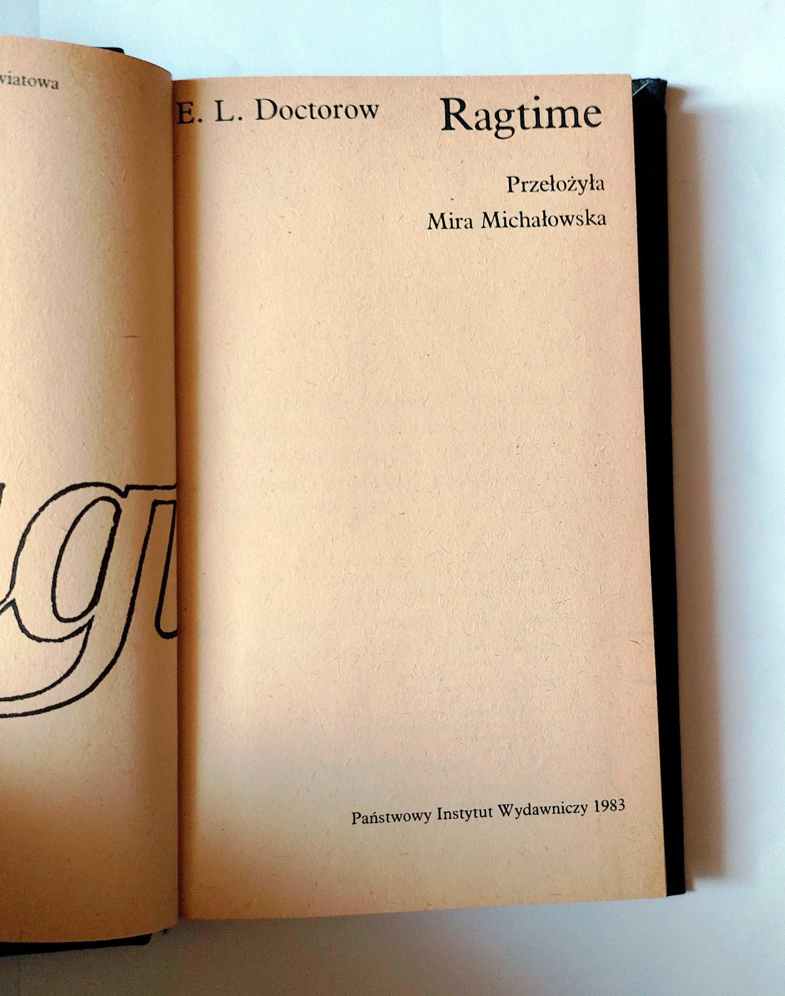 RAGTIME - E. L. Doctorow | książka w twardej oprawie