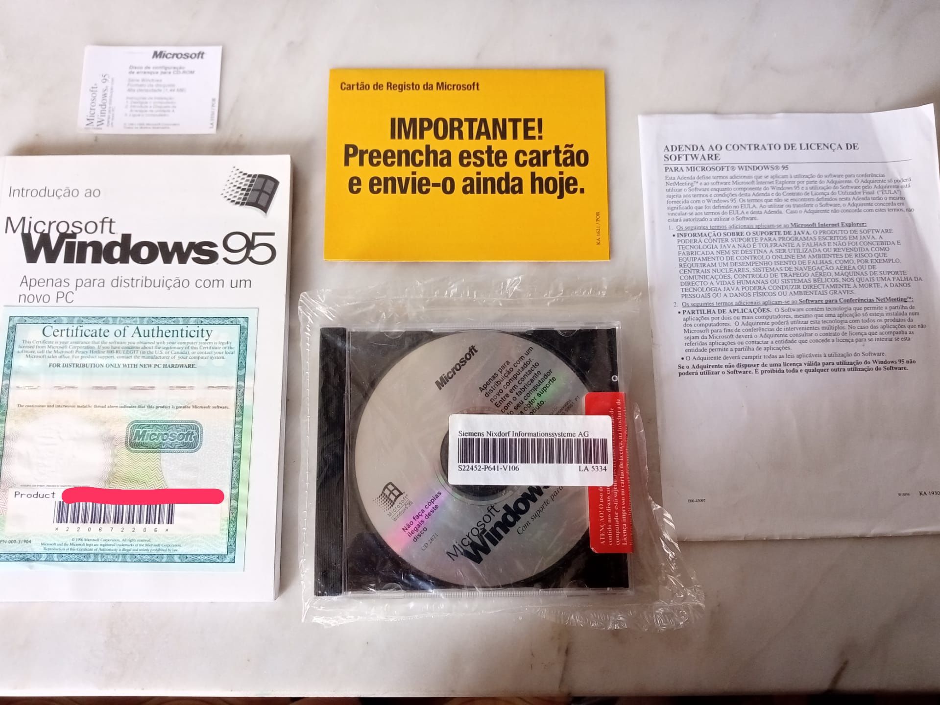 Windows 95 novo original