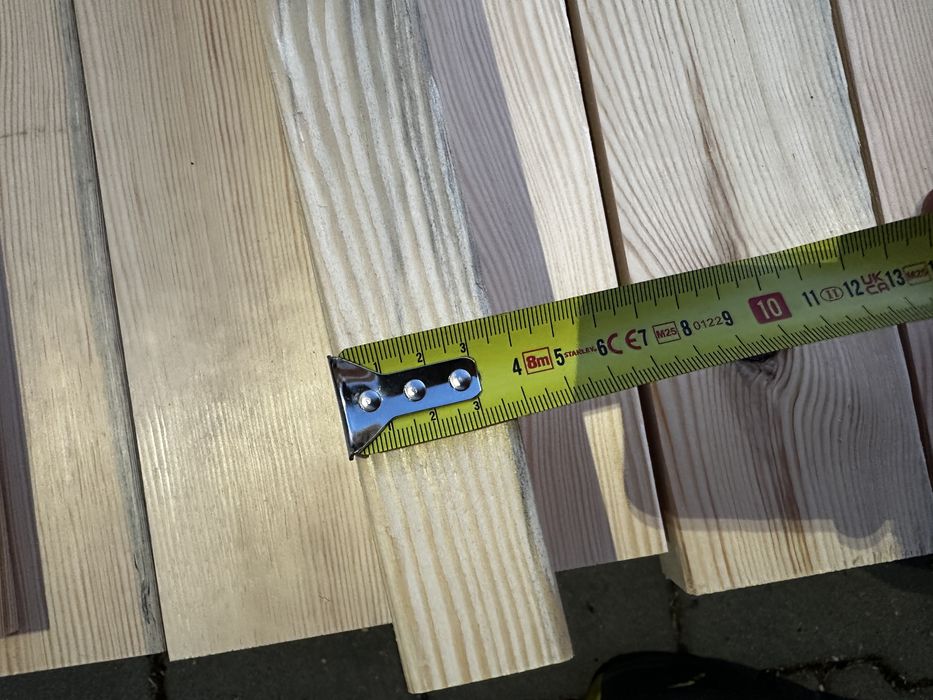 Grube heblowane deski ( 122 x 9 x 3,6 ) 40szt