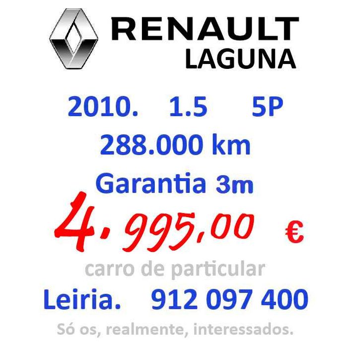 Vendo Renault Laguna Sedan 2010 -OPORTUNIDADE