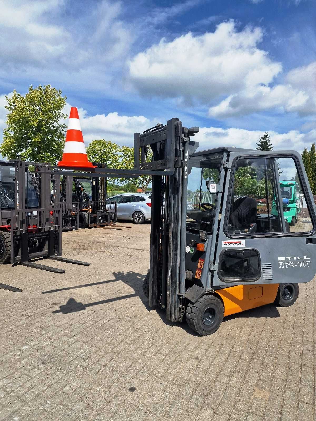 RATY 0% Wózek widłowy STILL R70-18 TRIPLEX LPG, UDT, Resurs, Transport