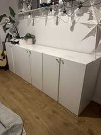 Białe szafki IVAR IKEA meble sosnowe