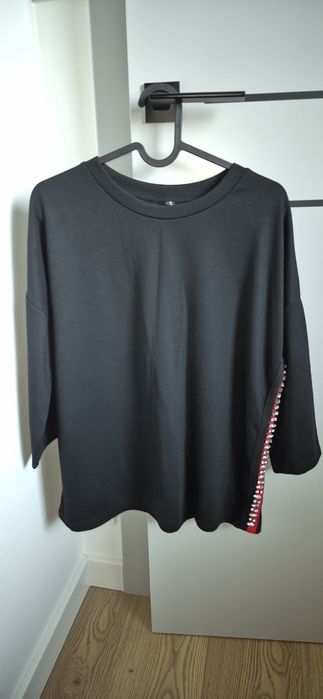 Bluzka Stradivarius ozdoba kamienie rozm. S