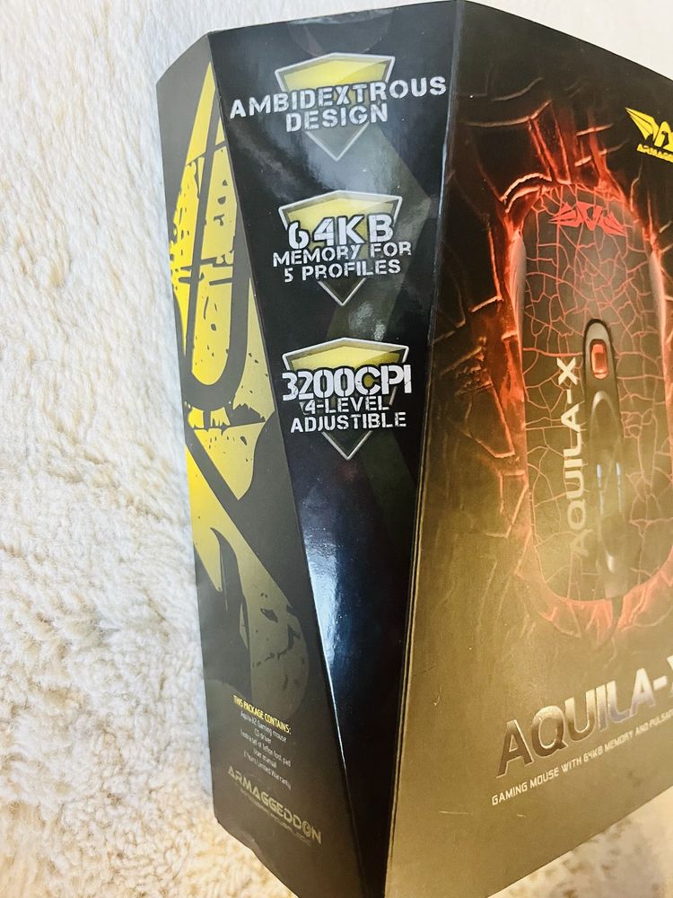 Ігрова, компютерна мишка AQUILA-X2 Игровая Геймерская мышка