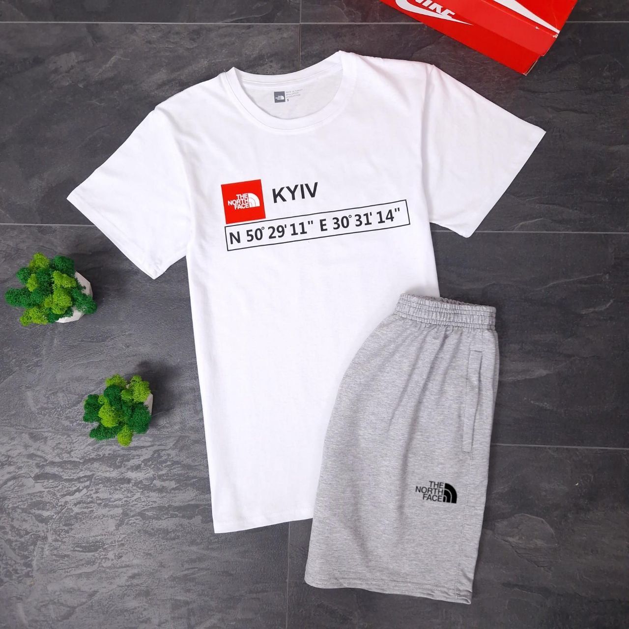 Комплект / костюм Футболка+шорти The North Face GPS Tee KYIV / Kharkiv