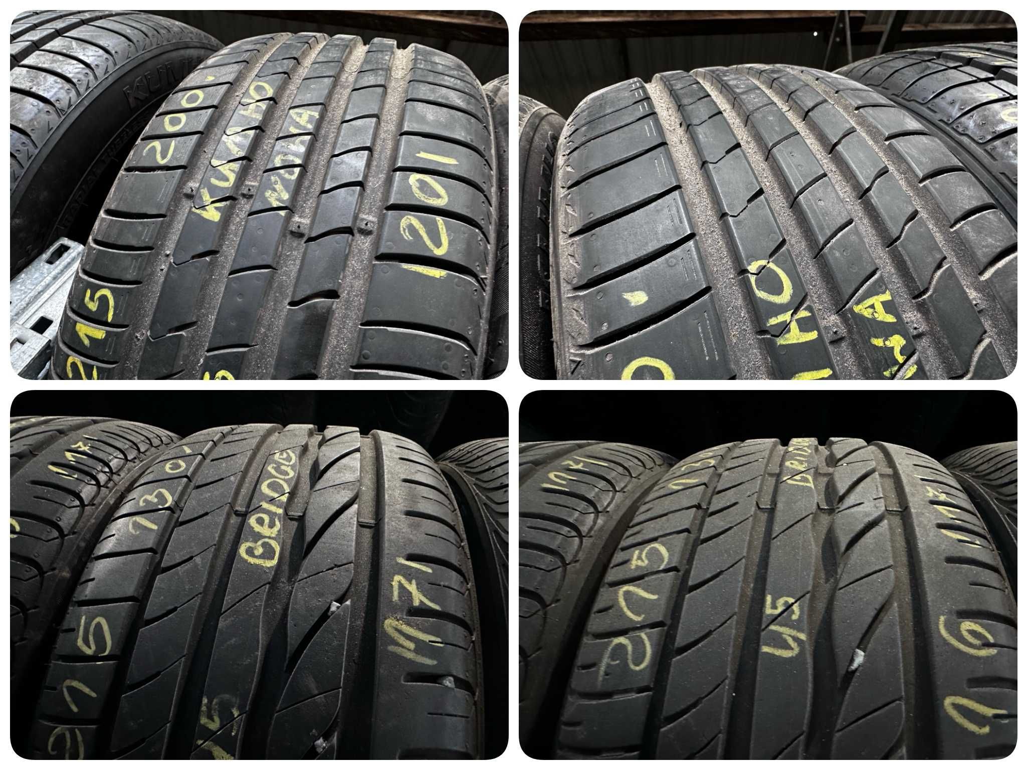 4X OPONY LETNIE 205/45R16 = 215/45R16 Kumho 7MM 2019/2020R DEMO