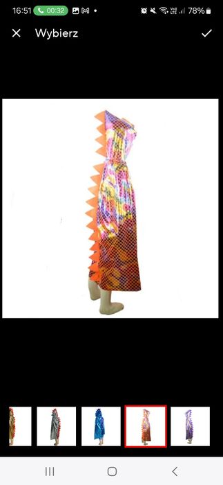 Strój dinozaura smoka kolor do wyboru