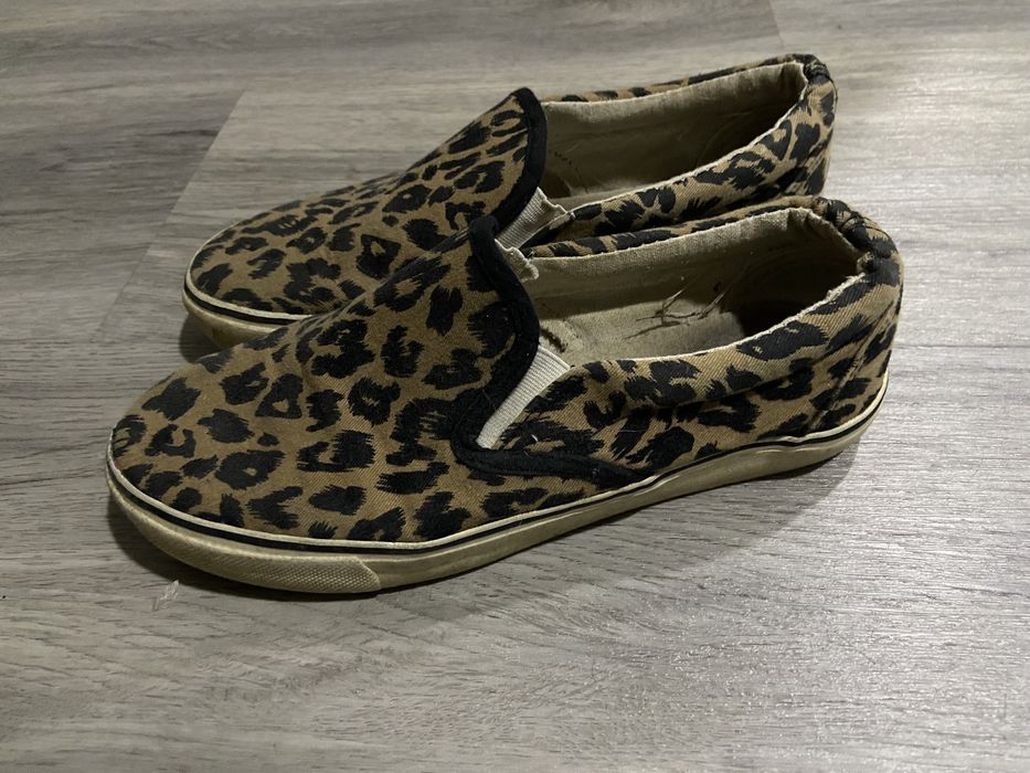 Ténis estilo Vans leopardo tam 36